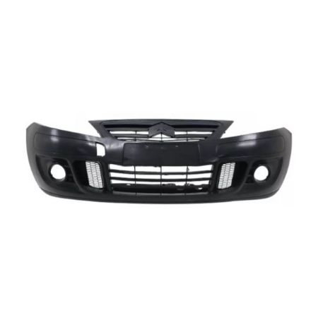 Imagem de Para-choque Dianteiro CITROEN C3 Preto com Furo Milha - LOMA PLAST LHT04027114