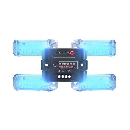 Imagem de Strobo Automotivo Rgb Ritmico Bluetooth - STR04 - STETSOM 207100