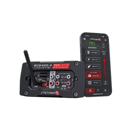Imagem de Módulo de Som Mono e Estéreo 4X100W RMS 24 Ohms Bob400.4 Dsplayer - STETSOM 207530