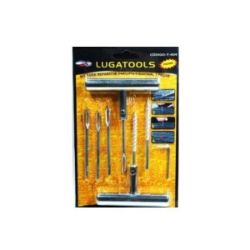 Imagem de Kit Reparo Pneu com Agulha sem Câmera com 7 Peças - LG FERRAMENTAS F404