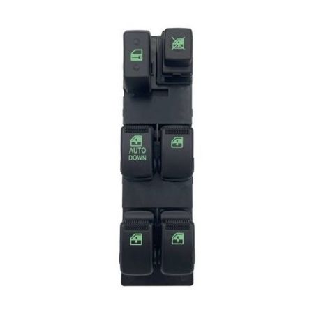 Imagem de Botão do Vidro Elétrico HYUNDAI TUCSON Lado Esquerdo Quádruplo Led Verde - OSPINA 021260