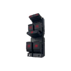 Imagem de Botão do Vidro Elétrico Quádruplo Lado Esquerdo Led Vermelho.. - OSPINA 021285