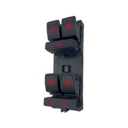 Imagem de Botão do Vidro Elétrico VOLKSWAGEN JETTA Quadruplo Led Vermelho... - OSPINA 021291
