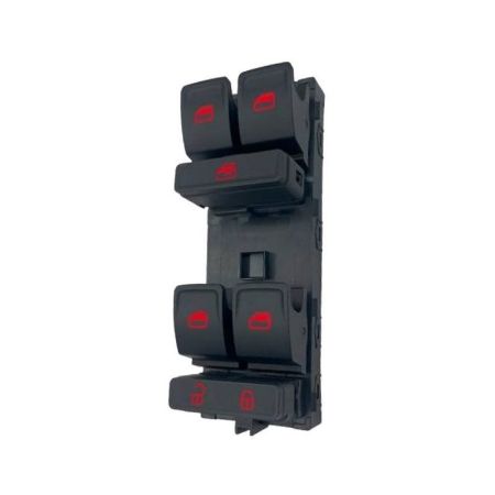 Imagem de Botão do Vidro Elétrico VOLKSWAGEN JETTA Quadruplo Led Vermelho... - OSPINA 021291
