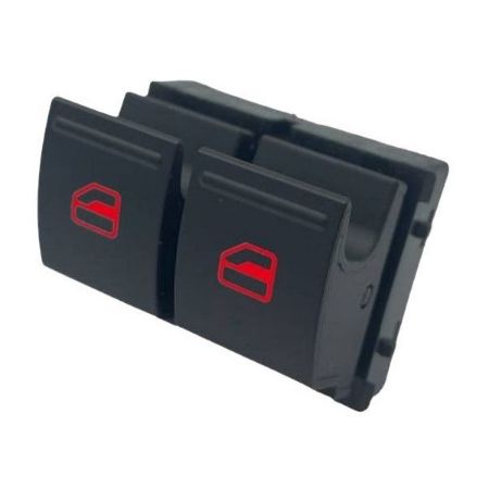 Imagem de Botão do Vidro Elétrico Duplo Led Vermelho. - OSPINA 021294