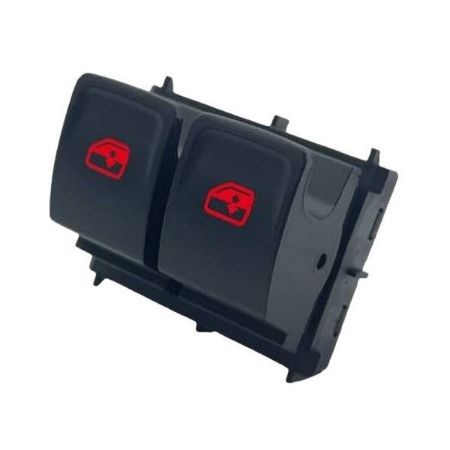 Imagem de Botão do Vidro Elétrico VOLKSWAGEN POLO/VIRTUS Duplo Led Vermelho... - OSPINA 021299