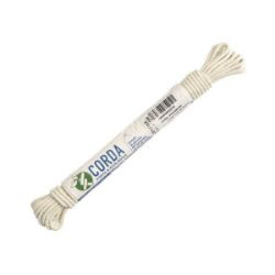 Imagem de Corda em Poliester 3mmX10m Branco - BEMFIXA 5308