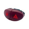 Imagem de Botão do Pisca Alerta e Trava Elétrica PEUGEOT 206 Led Vermelho - OSPINA 021350