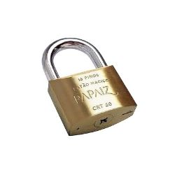 Imagem de Cadeado Crt50 com Chave Tetra - PAPAIZ 0101500CX