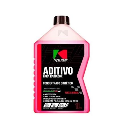 Imagem de Aditivo para Radiador Concentrado Rosa 1 Litro - KOUBE 10001