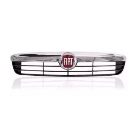 Imagem de Grade do Radiador FIAT GRAND SIENA Preto com Friso Cromado e Emblema - G COMPONENTES GG159