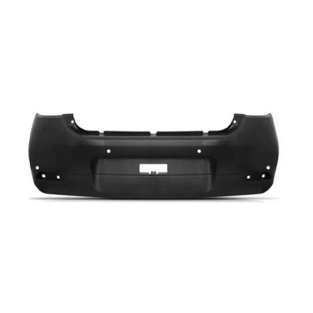 Imagem de Para-choque Traseiro RENAULT LOGAN Preto com Furos para Sensor - LOMA PLAST LHT05027325