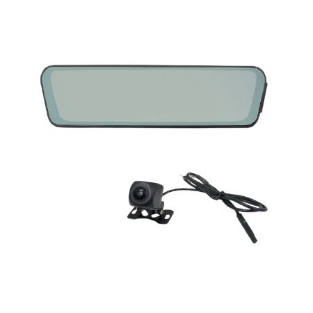 Imagem de Retrovisor Tela 9.6 Pol. com Entrada Câmera de Ré - ROADSTAR BRASIL RS1010BRMDVR