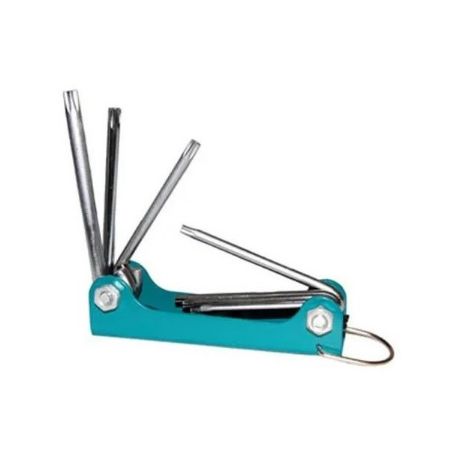 Imagem de Jogo de Chave Torx Dobravél sem Furo cor Azul (8 Peças) - LEE TOOLS 685894