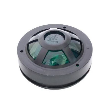 Imagem de Lanterna do Estribo Verde Soquete Interno Aro Preto - PRADOLUX PL05128712