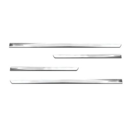 Imagem de Jogo de Friso Lateral Univesal Cromado Slim - SHEK PARTS 17025