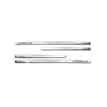 Imagem de Jogo de Friso Lateral TOYOTA COROLLA Slim Cromado - SHEK PARTS 17148