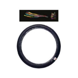 Imagem de Capa de Volante Preta/Gato de Óculos 38cm - P2 ACESSÓRIOS AUTOMOTIVOS CP017
