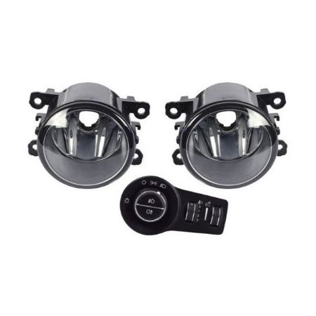 Imagem de Kit Farol de Milha JEEP RENEGADE Com Botão Modelo Original Sem Molduras - SHOCKLIGHT SL150110SG