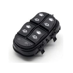 Imagem de Botão do Vidro Elétrico Dianteiro FORD FOCUS Lado Esquerdo Quadruplo - GAUSS GE2310
