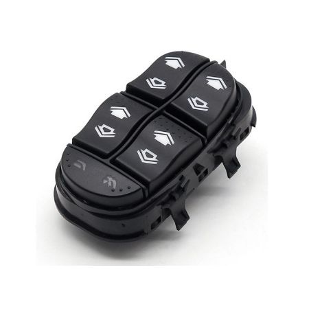 Imagem de Botão do Vidro Elétrico Dianteiro FORD FOCUS Lado Esquerdo Quadruplo - GAUSS GE2310