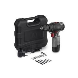 Imagem de Kit Parafusadeira Furadeira 12V com Impacto com Maleta - MULTILASER FE099
