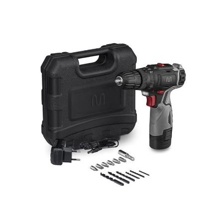 Imagem de Kit Parafusadeira Furadeira 12V com Impacto com Maleta - MULTILASER FE099