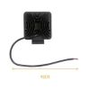 Imagem de Farol Auxiliar Universal Unitário Quadrado 9 Leds 27W - HELLA 1GA357119001