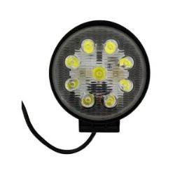Imagem de Farol Auxiliar Universal Unitário Redondo 9 Leds 27W - HELLA 1GA357119011