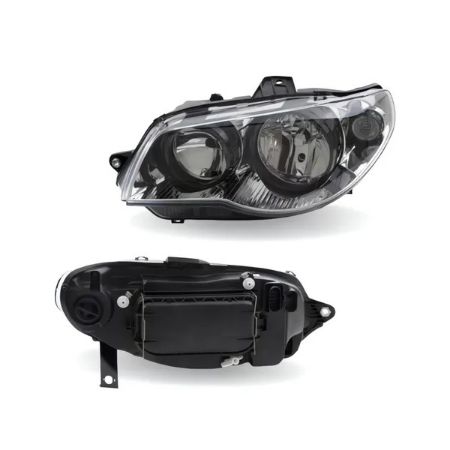 Imagem de Farol Principal Lado Esquerdo Máscara Cromada Aro Preto H7/H7 - ARTEB 0160763