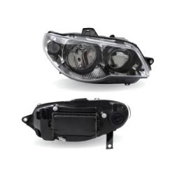 Imagem de Farol Principal Lado Direito Máscara Cromada Aro Preto H7/H7 - ARTEB 0160764