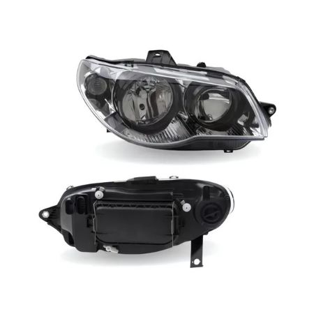 Imagem de Farol Principal Lado Direito Máscara Cromada Aro Preto H7/H7 - ARTEB 0160764