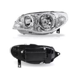 Imagem de Farol Principal Lado Esquerdo Máscara Cromada Aro Cromado H7/H7 - ARTEB 0160785