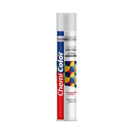 Imagem de Tinta Spray Branco Fosco - CHEMICOLOR 0680516