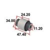 Imagem de Bucha da Bandeja Dianteira HONDA CIVIC Superior - 2M PLASTIC 1203510