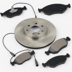 Imagem de Kit Disco e Pastilha de Freio TEMPRA 2.0 16V/TEMPRA 2.0 8V TURBO/UNO 1.4 8V TURBO 