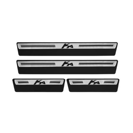 Imagem de Soleira da Porta FORD KA 4 Portas Aço Escovado Premium - NP ADESIVOS 1501MC