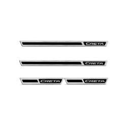 Imagem de Soleira da Porta HYUNDAI CRETA 4 Portas Aço Escovado Premium - NP ADESIVOS 2565MC