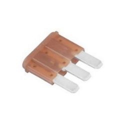 Imagem de Fusível Micro Lâmina 5Ah 3 Terminais Caramelo - HIKARI H2305