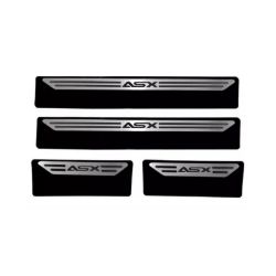 Imagem de Soleira da Porta MITSUBISHI ASX 4 Portas Aço Escovado Premium - NP ADESIVOS 2317MC