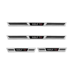 Imagem de Soleira da Porta VOLKSWAGEN GOLF 4 Portas Aço Escovado Premium - NP ADESIVOS 2128MC