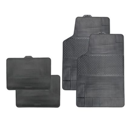 Tapete Carro Universal Preto 4 Peças UNICOL 1010011 | MercadoCar