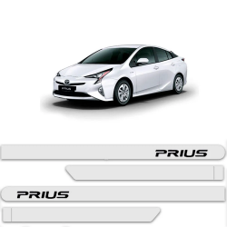 Imagem de Jogo de Friso Lateral TOYOTA PRIUS Branco Polar com Nome - TOP MIX 2425BCPO