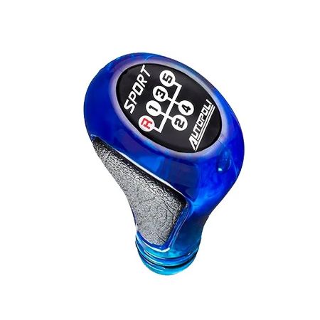 Imagem de Bola de Câmbio Sport Iluminada Azul - AUTOPOLI AP561