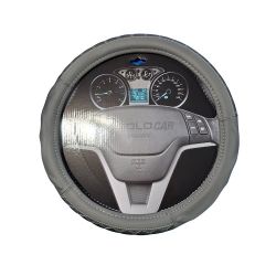 Imagem de Capa de Volante Trace Preto/Azul 37/ 38/ 39cm - SOLOCAR SL084019