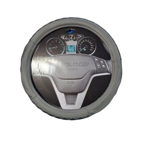 Imagem de Capa de Volante Trace Preto/Azul 37/ 38/ 39cm - SOLOCAR SL084019