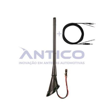 Imagem de Antena de Teto Traseira com Extensão Conector Raw - ANTICO AN066