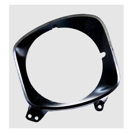 Imagem de Aro do Farol FORD BELINA/CORCEL Lado Direito Preto - GRAMPOLA-(MUV) G437