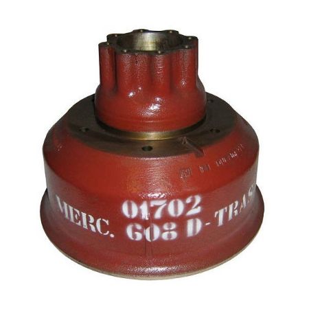 Imagem de Tambor de Freio Traseiro com Cubo Conjugado - DURAMETAL 01702
