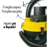Imagem de Aspirador de Pó/Liquido Turbo 12V 90W - EURUS EU09920